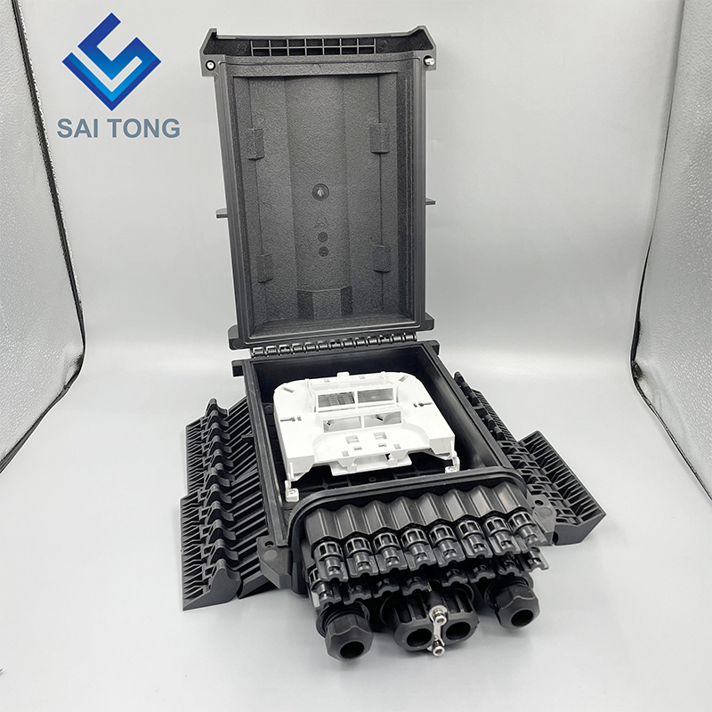 Saitong 光ファイバ 16 コアスプライスエンクロージャスプリッタボックス Caja 昼寝ボックス PLC スプリッタ光ファイバ配電ボックス