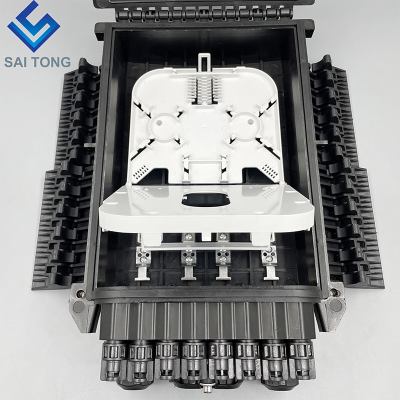 ドロップ ケーブルおよび PLC スプリッター用の屋外 96 コア光ファイバー スプライス クロージャー、1:16 LGX PLC スプリッターを備えた手頃な価格