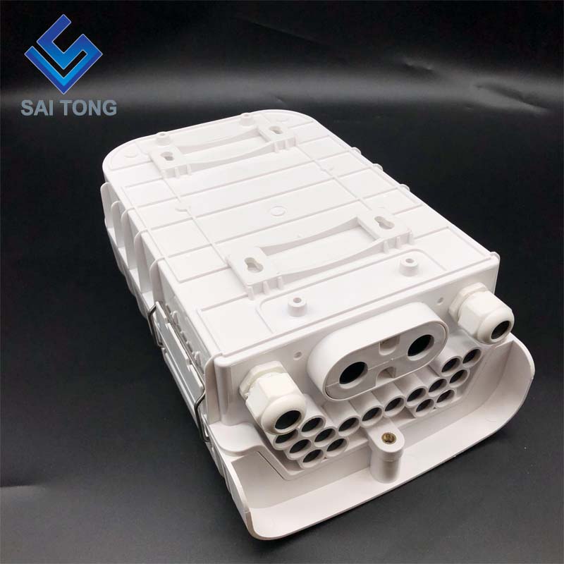 Saitong 16 コア光ファイバークロージャーボックス PLC FTTH FTTX FTTP ファイバー終端ボックス IP65 屋外光ファイバージョイントボックス新スタイル