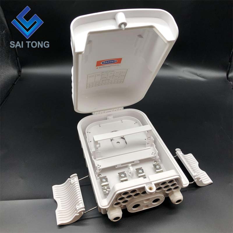 Saitong 16 コア光ファイバークロージャーボックス PLC FTTH FTTX FTTP ファイバー終端ボックス IP65 屋外光ファイバージョイントボックス新スタイル