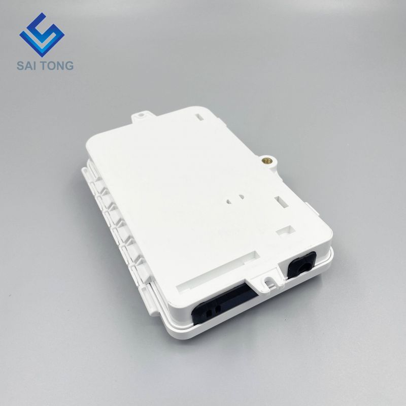 IP65 供給 1/2 ポートミニ FTTH 光ファイバボックス屋外プラスチック 2 コアファイバ端子箱 SC LC アダプタ