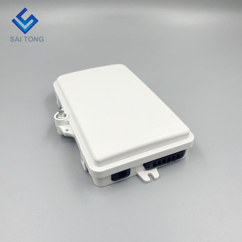 Saitong 1/6 ポート FTTH FTTX 6 コア光ファイバー配電ボックス PLC サポートボックス ABS 光ボックス