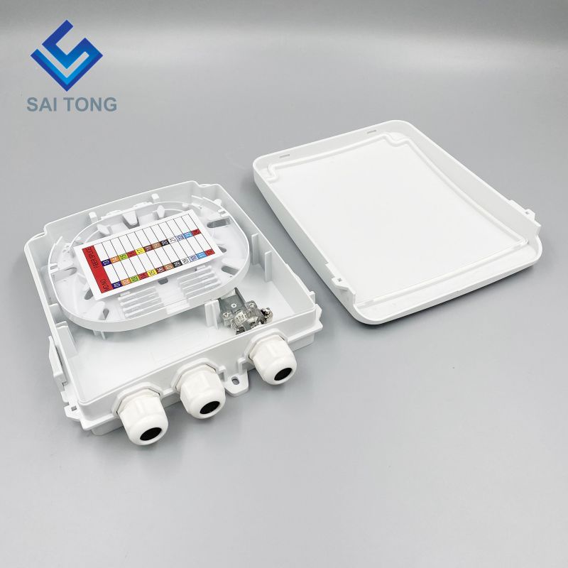 Cixi Saitong FTTH 8 コア光ファイバー端子箱屋内 8 ポートファイバーボックス壁掛け 1 インチ/3 アウト FDB 新製品