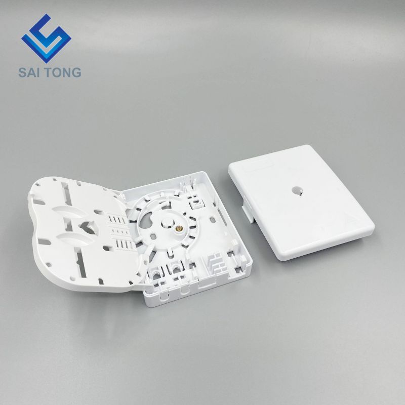 2 コア防水 FTTH 防塵光ファイバ終端ボックス/2 ポート SC 光ファイバウォールソケット/デスクトップ小型 FTTH ボックス