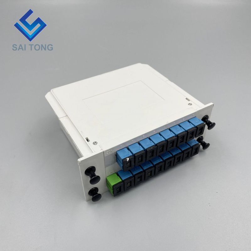 光 SC/UPC 1x16 LC LGX ボックス タイプ 1:16 カセット モジュール PLC 光ファイバ スプリッタ