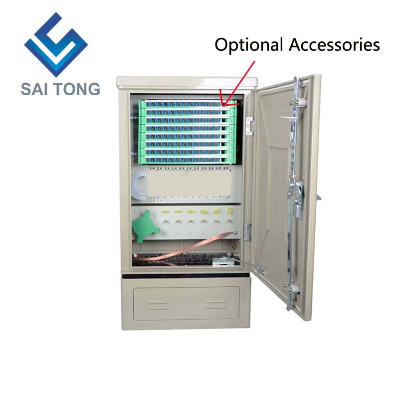 Saitong FTTH 96 コア光ファイバーキャビネット SMC 光ファイバー配電相互接続キャビネットファイバー ftth 配電キャビネット