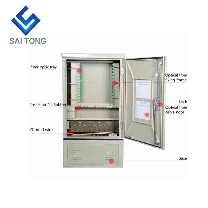 SaiTong FTTH 144 コア光ファイバー smc 屋外防水 IP55 smc ファイバーキャビネットケーブル標準またはカスタマイズのサポート